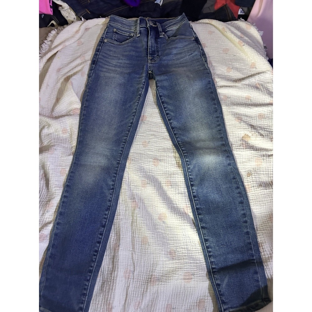 Lucky Brand Bridgette High Rise‎ Skinny Jeans Womens Size 00 24 Blue New